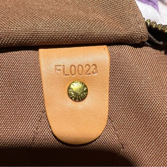 AUTHENTIC LOUIS VUITTON MADE IN FRANCE MONOGRAM SPEEDY 30 BAG FL0023 - Picture 10 of 12